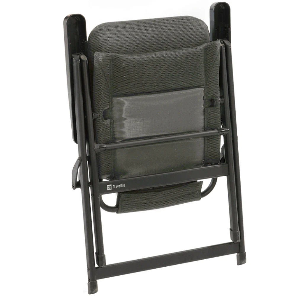 Travellife Klappsessel Barletta Comfort M, Dark Grey 5 Travellife Klappsessel Barletta Comfort M, Dark Grey – Bild 3