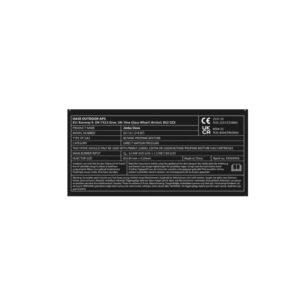 Outwell Gaskocher Jimbu Kocher 50 Mbar 5 Outwell Gaskocher Jimbu Kocher 50 Mbar – Bild 3