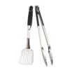 Grillbesteck 2 Tlg. Rostfreier Gebürsteter Edelstahl -Geschäft für Outdoor-Campingausrüstung 350173 0