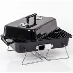Camp4 Holzkohlegrill Jim, Schwarz