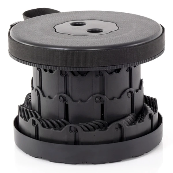 Camp4 Teleskop-Hocker Bodo, Schwarz 4 Camp4 Teleskop-Hocker Bodo, Schwarz – Bild 2