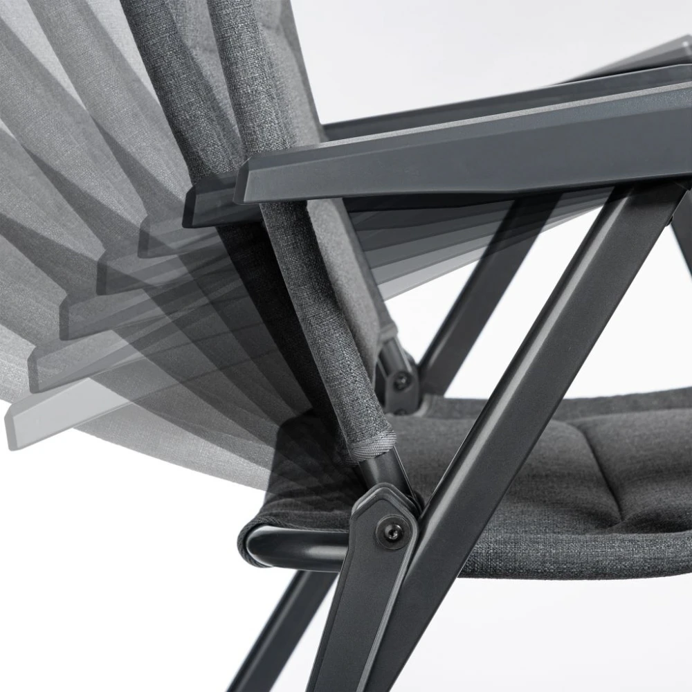 Frankana Campingstuhl HighQ Basic Greyline 5 Frankana Campingstuhl HighQ Basic Greyline – Bild 3