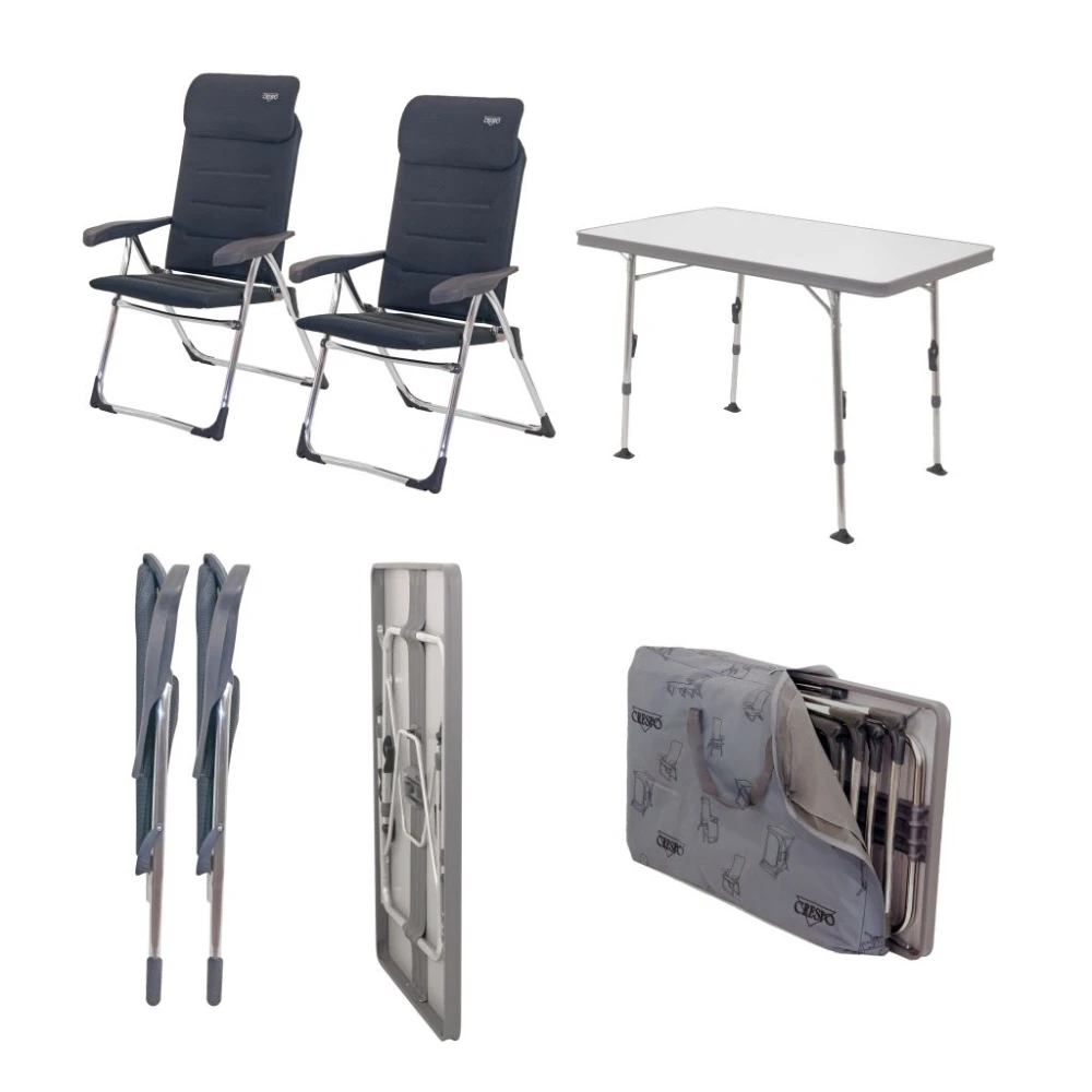 Crespo Stuhl-/ Tischset Valencia Gepolstert, Ohne Fußauflage 3 Crespo Stuhl-/ Tischset Valencia Gepolstert, Ohne Fußauflage