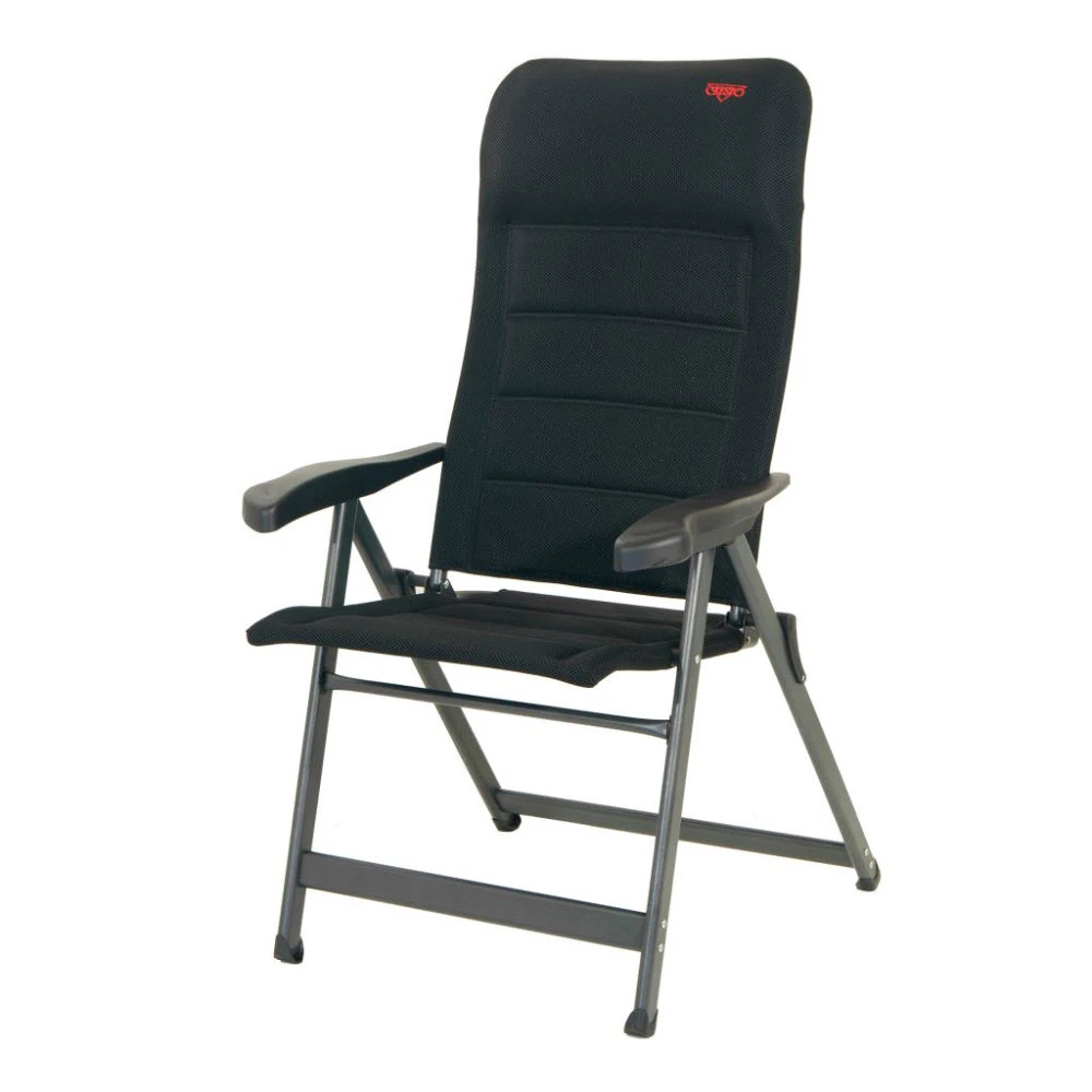 Crespo Campingstuhl Air Deluxe Spezial, Schwarz 3 Crespo Campingstuhl Air Deluxe Spezial, Schwarz