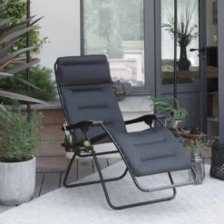 Lafuma Relaxsessel RSX Clip AC Schwarz -Geschäft für Outdoor-Campingausrüstung 601465 2