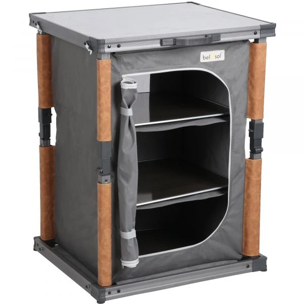 BelSol Campingschrank Nancy, Grau 4 BelSol Campingschrank Nancy, Grau – Bild 2