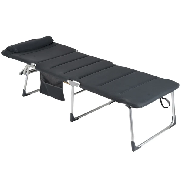 Crespo Sonnenliege Air Elite Grau 4 Crespo Sonnenliege Air Elite Grau – Bild 2