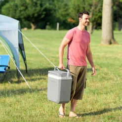 Campingaz Cooler Powerbox 28L Kühlbox Grey Damen, Herren -Geschäft für Outdoor-Campingausrüstung campingaz cooler powerbox plus 28l 2000024956 grey 05 gross
