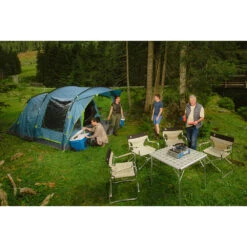 Coleman Aspen 4 Familien-Campingzelt Blue/Green Damen, Herren -Geschäft für Outdoor-Campingausrüstung coleman aspen 4 tent 2000037072 bluegreen 02 gross