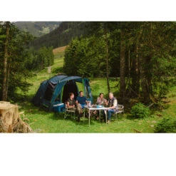 Coleman Aspen 4 Familien-Campingzelt Blue/Green Damen, Herren -Geschäft für Outdoor-Campingausrüstung coleman aspen 4 tent 2000037072 bluegreen 03 gross
