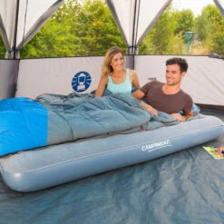 Coleman Basalt Double Deckenschlafsack Grey/Blue Damen, Herren -Geschäft für Outdoor-Campingausrüstung coleman basalt double 2000030217 grey blue 02 gross