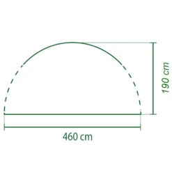 Coleman Event Shelter Deluxe Wall Window + Door Seitenschutzwand Grün Damen, Herren -Geschäft für Outdoor-Campingausrüstung coleman event shelter deluxe wall 2000011831 03 gross
