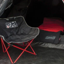 Coleman Festival Single Bag Schlafsack Black/Red Damen, Herren -Geschäft für Outdoor-Campingausrüstung coleman festival single bag 2000032334 red 02 gross