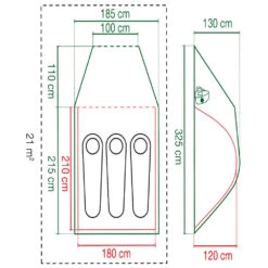 Coleman Kobuk Valley 3 Plus Kuppelzelt Green Damen, Herren 14 Coleman Kobuk Valley 3 Plus Kuppelzelt Green Damen, Herren -Geschäft für Outdoor-Campingausrüstung coleman kobuk valley 3 plus tent 2000030280 04 gross