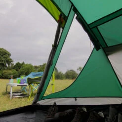 Coleman Kobuk Valley 4 Plus Igluzelt Green Damen, Herren -Geschäft für Outdoor-Campingausrüstung coleman kobuk valley 4 plus tent 2000030281 green 04 gross