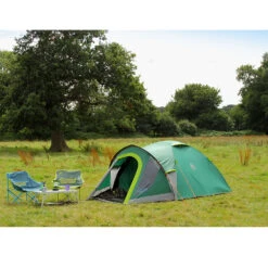 Coleman Kobuk Valley 4 Plus Igluzelt Green Damen, Herren -Geschäft für Outdoor-Campingausrüstung coleman kobuk valley 4 plus tent 2000030281 green 06 gross