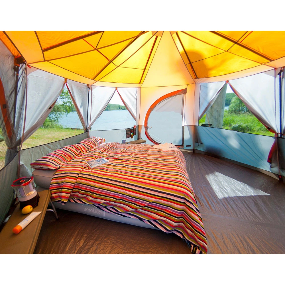 Coleman Octagon 8 Mehrpersonenzelt Orange/Grey Damen, Herren – Bild 5