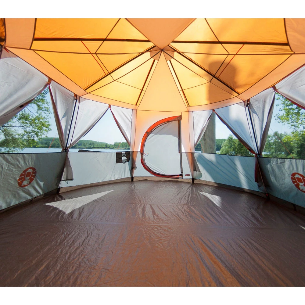 Coleman Octagon 8 Mehrpersonenzelt Orange/Grey Damen, Herren – Bild 6