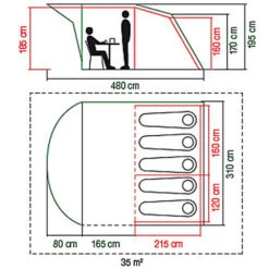 Coleman Rocky Mountains 5 Plus Familienzelt Green/Grey Damen, Herren 19 Coleman Rocky Mountains 5 Plus Familienzelt Green/Grey Damen, Herren -Geschäft für Outdoor-Campingausrüstung coleman rocky mountain 5 plus 200030284 08 gross