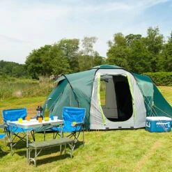 Coleman Spruce Falls 4 Mehrpersonenzelt Green Damen, Herren -Geschäft für Outdoor-Campingausrüstung coleman spruce falls 4 tent 2000030283 green 04 gross