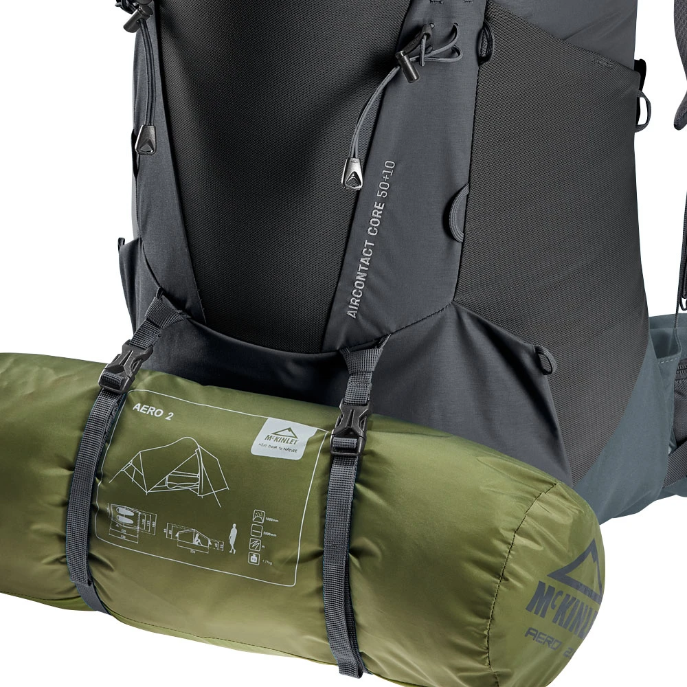 Deuter Aircontact Lite 50+10 Trekkingrucksack Graphite/Shale Damen, Herren – Bild 4