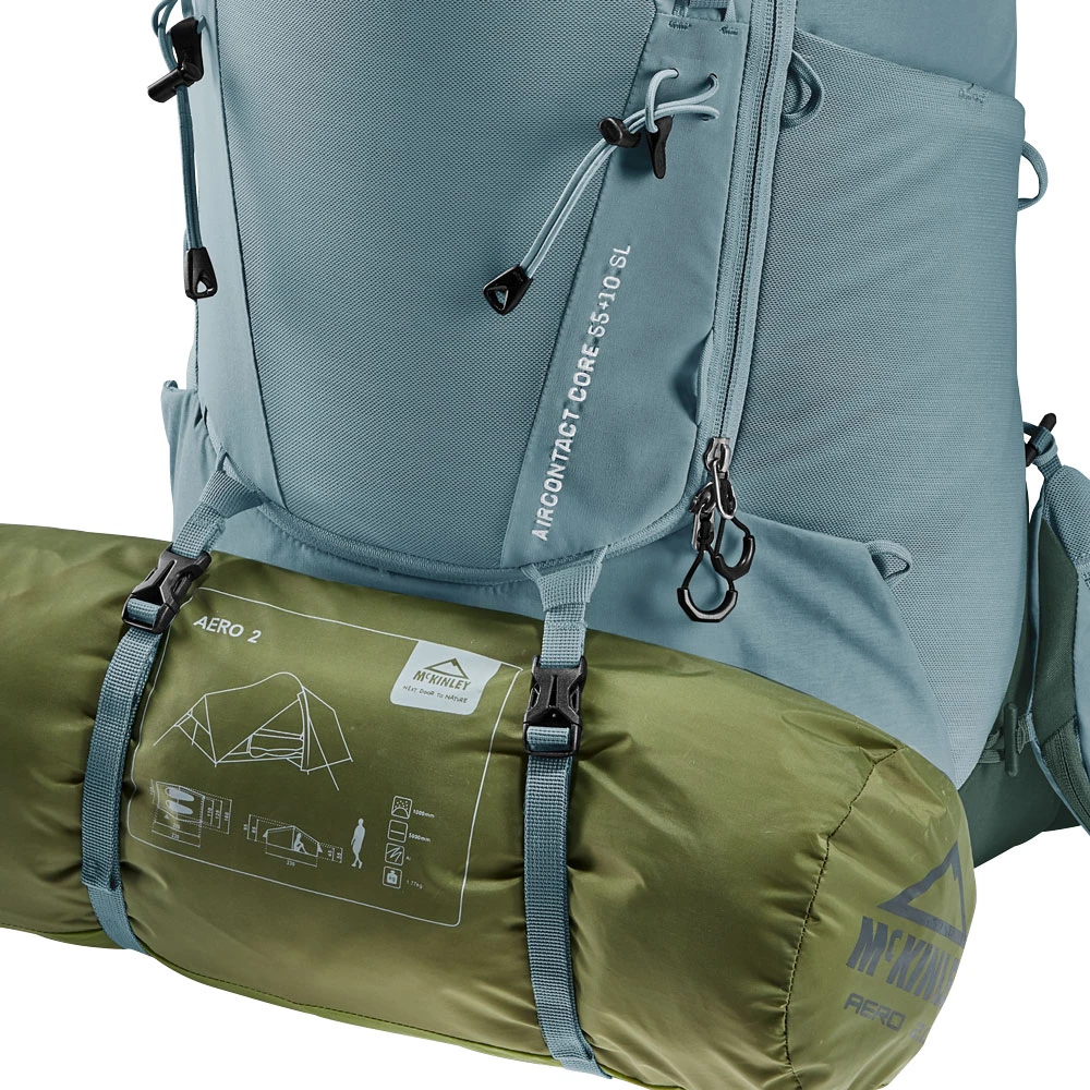 Deuter Aircontact Core SL 55+10 Trekkingrucksack Shale/Ivy Damen, Herren – Bild 4