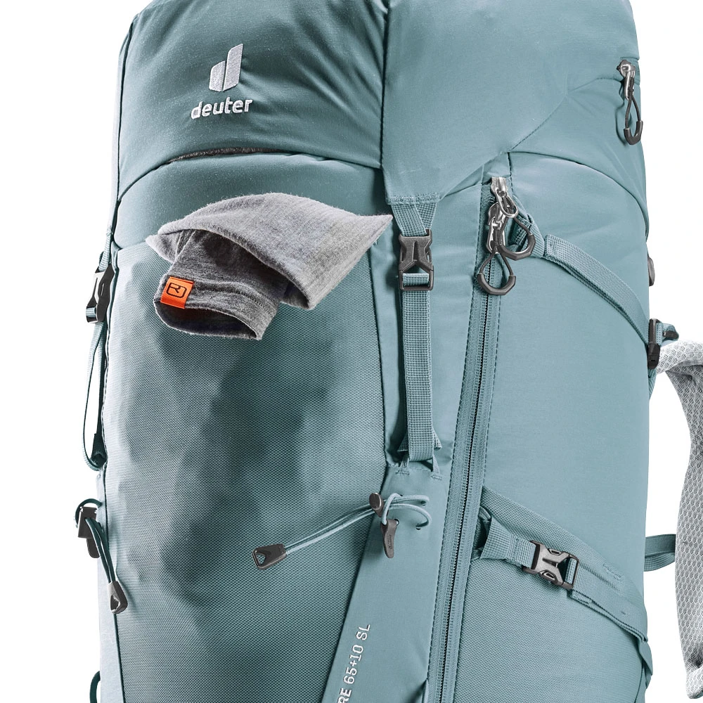 Deuter Aircontact Core SL 65+10 Trekkingrucksack Shale/Ivy Damen, Herren – Bild 5