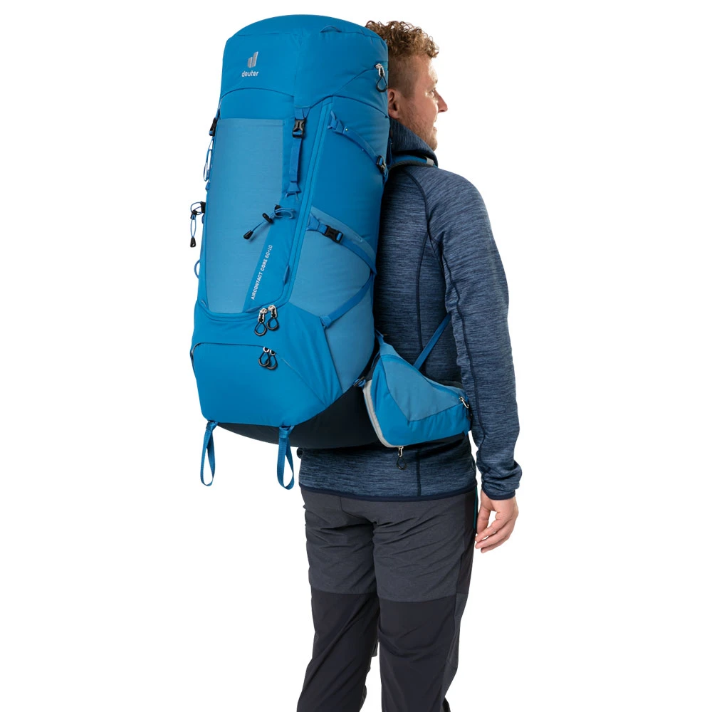 Deuter Aircontact Core 60+10L Trekkingrucksack Reef/Ink Damen, Herren – Bild 6