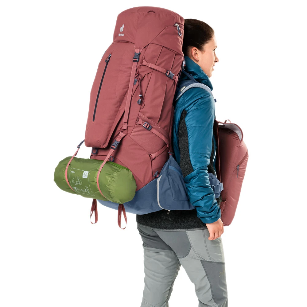 Deuter Aircontact X SL 60+15L Trekkingrucksack Redwood/Ink Damen 8 Deuter Aircontact X SL 60+15L Trekkingrucksack Redwood/Ink Damen – Bild 6