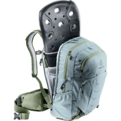 Deuter Attack SL 18 Protektorrucksack Sage/Khaki Damen, Herren -Geschäft für Outdoor-Campingausrüstung deuter attack 18 sl 3210221 2273 02 gross