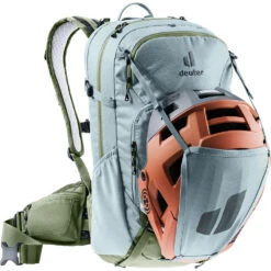 Deuter Attack SL 18 Protektorrucksack Sage/Khaki Damen, Herren -Geschäft für Outdoor-Campingausrüstung deuter attack 18 sl 3210221 2273 03 gross