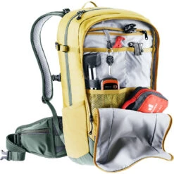 Deuter Flyt 20 Fahrradrucksack Turmeric/Ivy Damen, Herren -Geschäft für Outdoor-Campingausrüstung deuter flyt 20 3211321 8207 04 gross