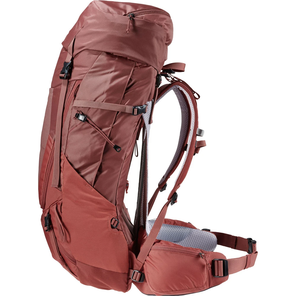 Deuter Futura Air Trek SL 45+10 Trekkingrucksack Redwood/Lava Damen, Herren – Bild 6