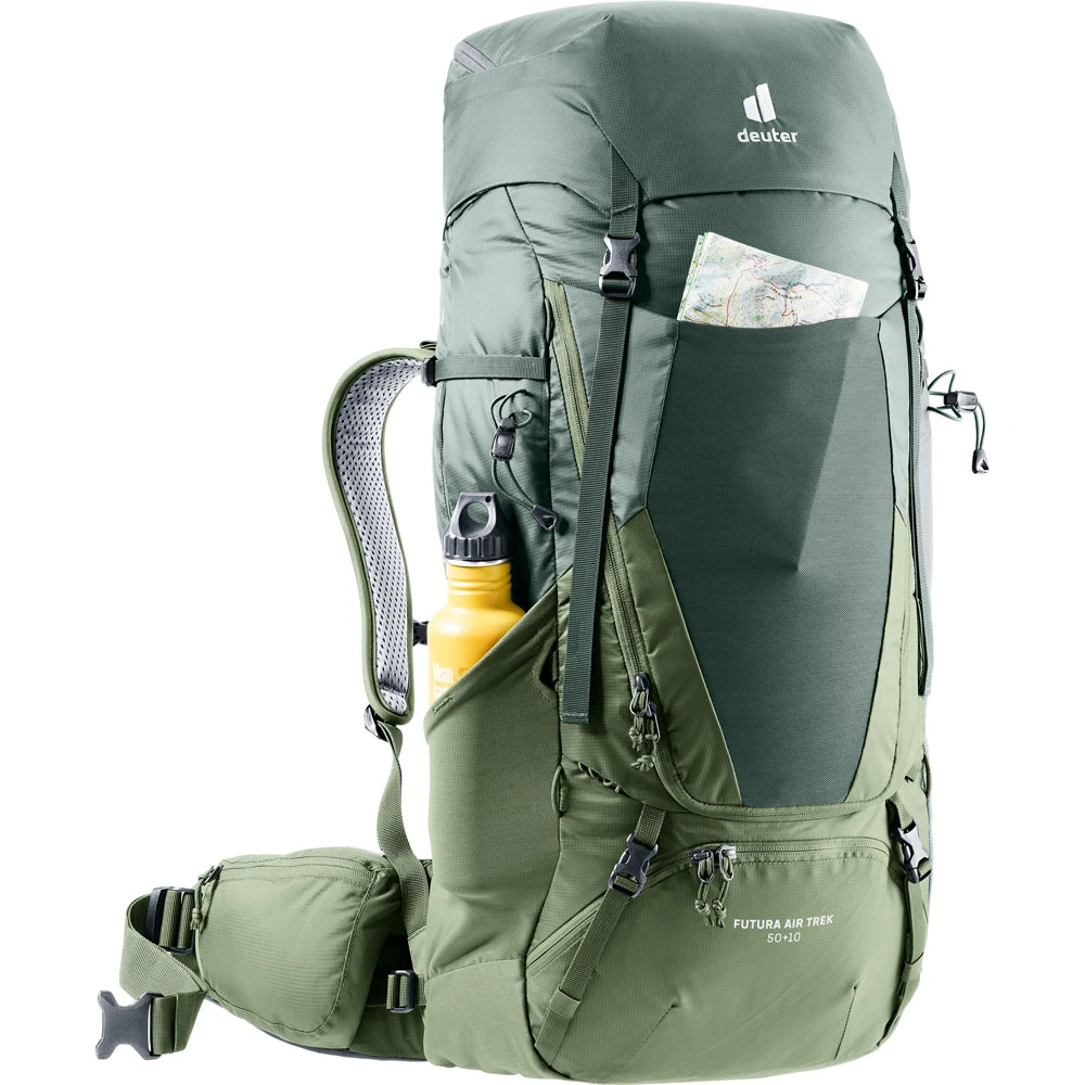 Deuter Futura Air Trek 50+10 Wanderrucksack Ivy/Khaki Damen, Herren 6 Deuter Futura Air Trek 50+10 Wanderrucksack Ivy/Khaki Damen, Herren – Bild 4