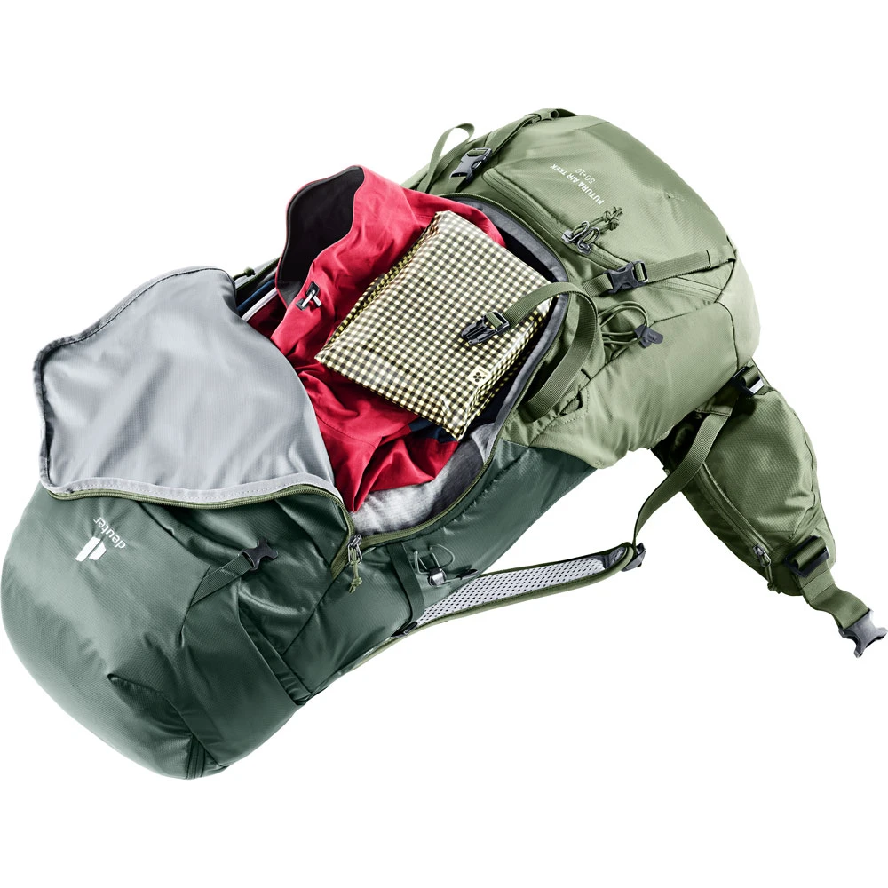 Deuter Futura Air Trek 50+10 Wanderrucksack Ivy/Khaki Damen, Herren 7 Deuter Futura Air Trek 50+10 Wanderrucksack Ivy/Khaki Damen, Herren – Bild 5