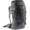 Deuter Futura Air Trek 50+10 Trekkingrucksack Black/Graphite Damen, Herren -Geschäft für Outdoor-Campingausrüstung deuter futura air trek 50 10 3402121 7403 gross