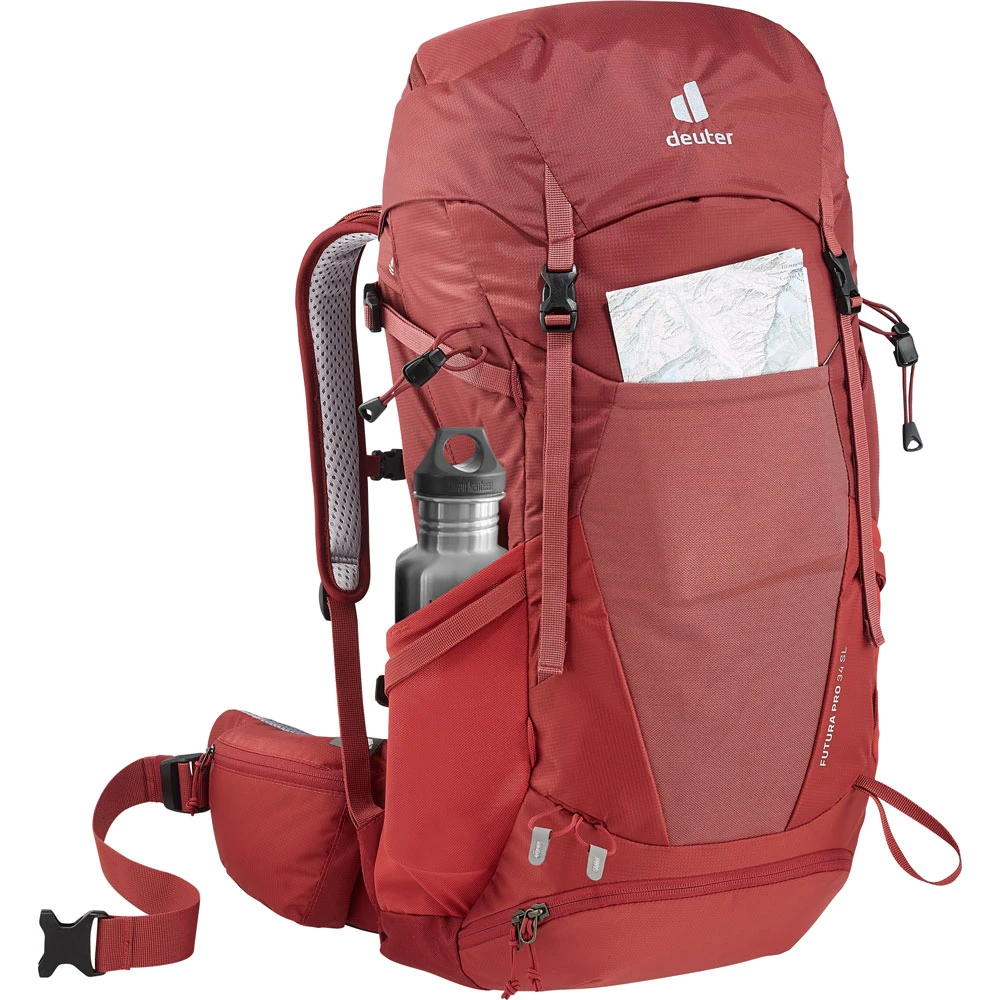 Deuter Futura Pro SL 34 Rucksack Mit Netzrücken Redwood/Lava Damen, Herren 5 Deuter Futura Pro SL 34 Rucksack Mit Netzrücken Redwood/Lava Damen, Herren – Bild 3