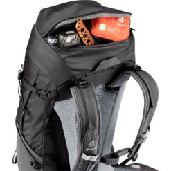 Deuter Futura Pro 40 Trekking-Rucksack Black/Graphite Damen, Herren -Geschäft für Outdoor-Campingausrüstung deuter futura pro 40 3401321 7403 03 gross