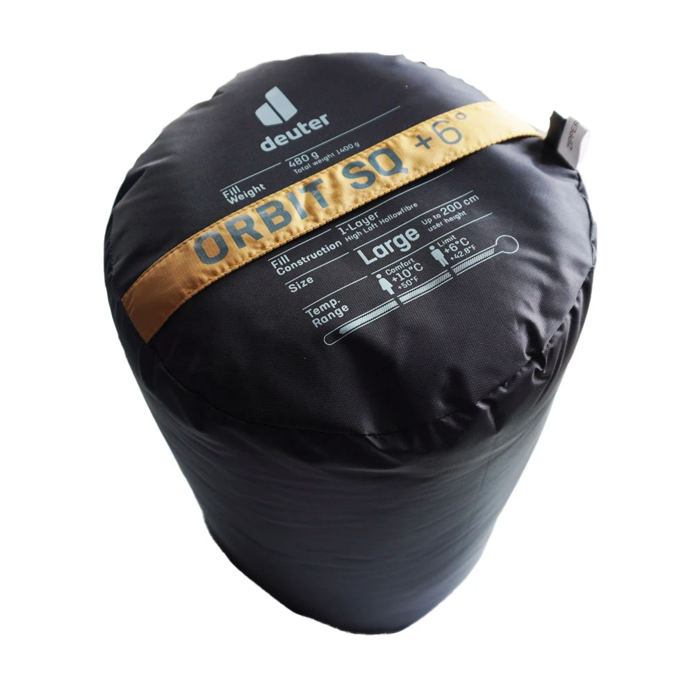 Deuter Orbit SQ +6°C Deckenschlafsack Caramel/Teal Damen, Herren 7 Deuter Orbit SQ +6°C Deckenschlafsack Caramel/Teal Damen, Herren – Bild 5