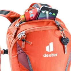Deuter Race 8 Fahrradrucksack Paprika/Redwood Damen, Herren -Geschäft für Outdoor-Campingausrüstung deuter race 8 3204121 9507 02 gross