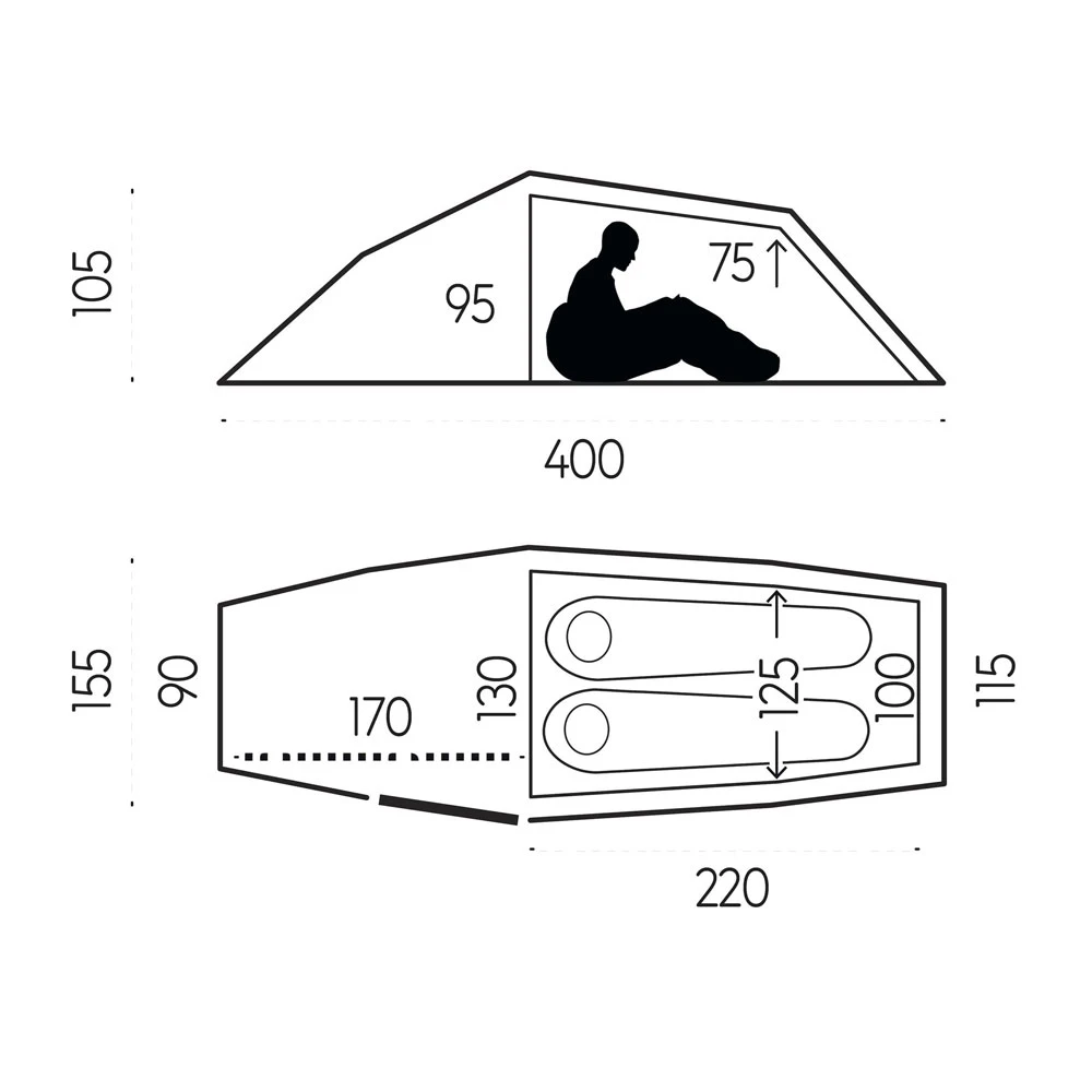 FJÄLLRÄVEN Fjällräven Abisko Shape 2 Tunnelzelt Sand Damen, Herren 4 FJÄLLRÄVEN Fjällräven Abisko Shape 2 Tunnelzelt Sand Damen, Herren – Bild 2