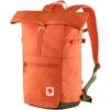 FJÄLLRÄVEN Fjällräven High Coast Foldsack 24 Freizeitrucksack Rowan Red Damen, Herren -Geschäft für Outdoor-Campingausrüstung fjaellraeven high coast foldsack f23222 333 rowan red gross