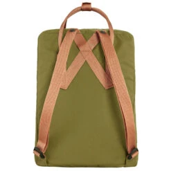 FJÄLLRÄVEN Fjällräven Kanken Tagesrucksack Foliage Green/Peach Sand Damen, Herren -Geschäft für Outdoor-Campingausrüstung fjaellraeven kanken f23510 631 241 02 gross