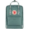 FJÄLLRÄVEN Fjällräven Kanken Rucksack Frost Green/Confetti Pattern Damen, Herren -Geschäft für Outdoor-Campingausrüstung fjaellraeven kanken f23510 664 916 gross