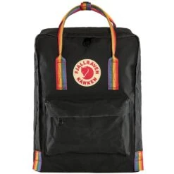 FJÄLLRÄVEN Fjällräven Kanken Tagesrucksack Black Rainbow Pattern Damen, Herren