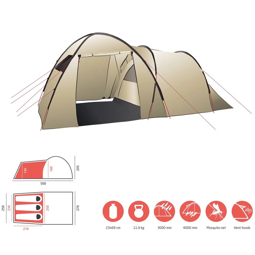 Grand Canyon Atlanta 3 Zelt Mojave Desert Damen, Herren 8 Grand Canyon Atlanta 3 Zelt Mojave Desert Damen, Herren – Bild 6