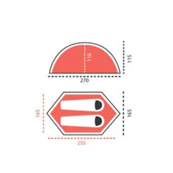 Grand Canyon Cardova 1 Zelt Capulet Olive Damen, Herren -Geschäft für Outdoor-Campingausrüstung gran canyon cardova 1 330025 07 gross