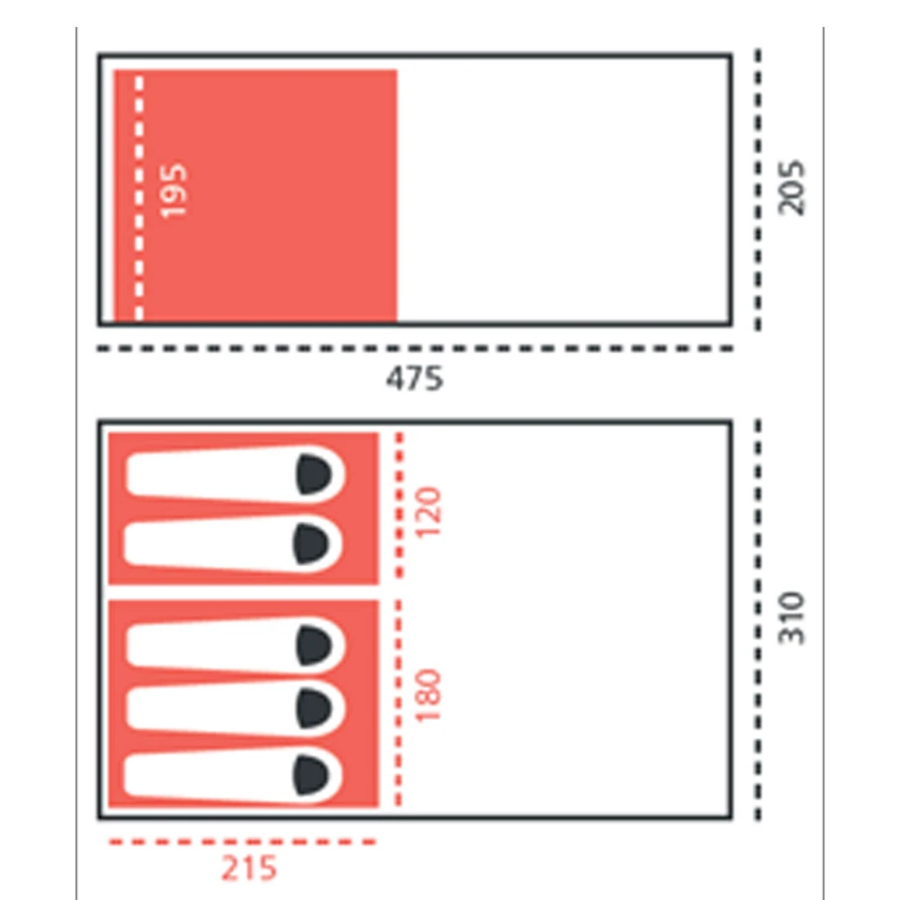 Grand Canyon Helena 5 Zelt Mojave Desert Damen, Herren 4 Grand Canyon Helena 5 Zelt Mojave Desert Damen, Herren – Bild 2