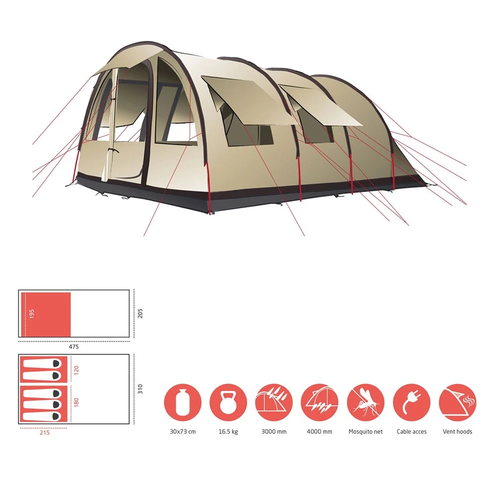 Grand Canyon Helena 5 Zelt Mojave Desert Damen, Herren 8 Grand Canyon Helena 5 Zelt Mojave Desert Damen, Herren – Bild 6