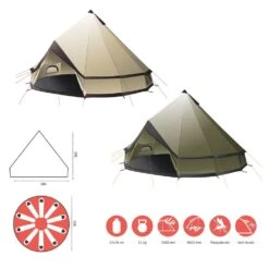 Grand Canyon Indiana 10 Zelt Capulet Olive Damen, Herren 11 Grand Canyon Indiana 10 Zelt Capulet Olive Damen, Herren -Geschäft für Outdoor-Campingausrüstung grand canyon indiana 10 olive 330013 01 gross